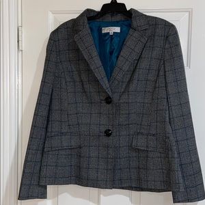 Kasper Plaid Size 16 Blazer